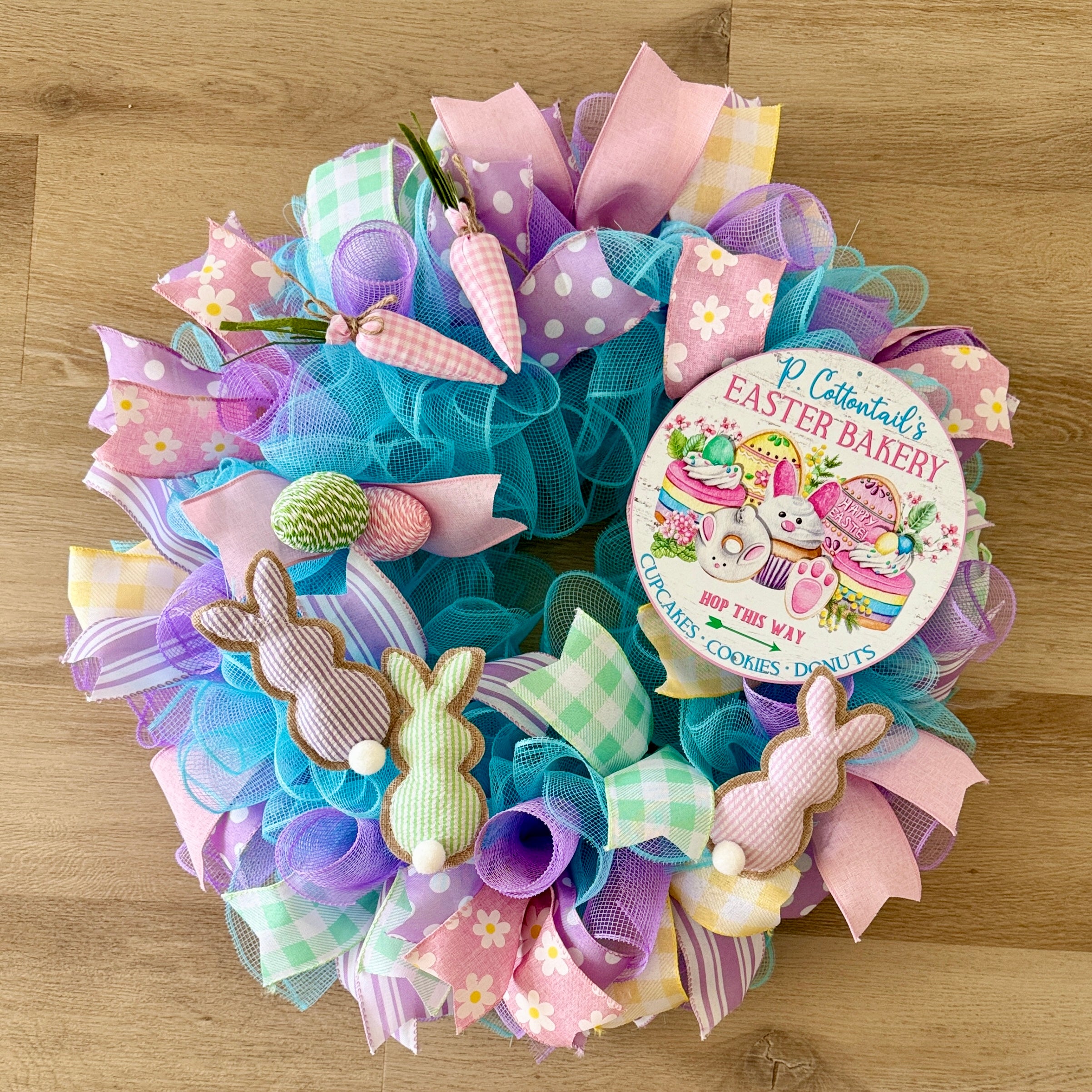 P. Cottontail's Easter Bakery Wreath image 0