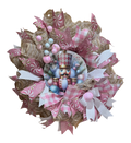 Pink Nutcracker Christmas Wreath