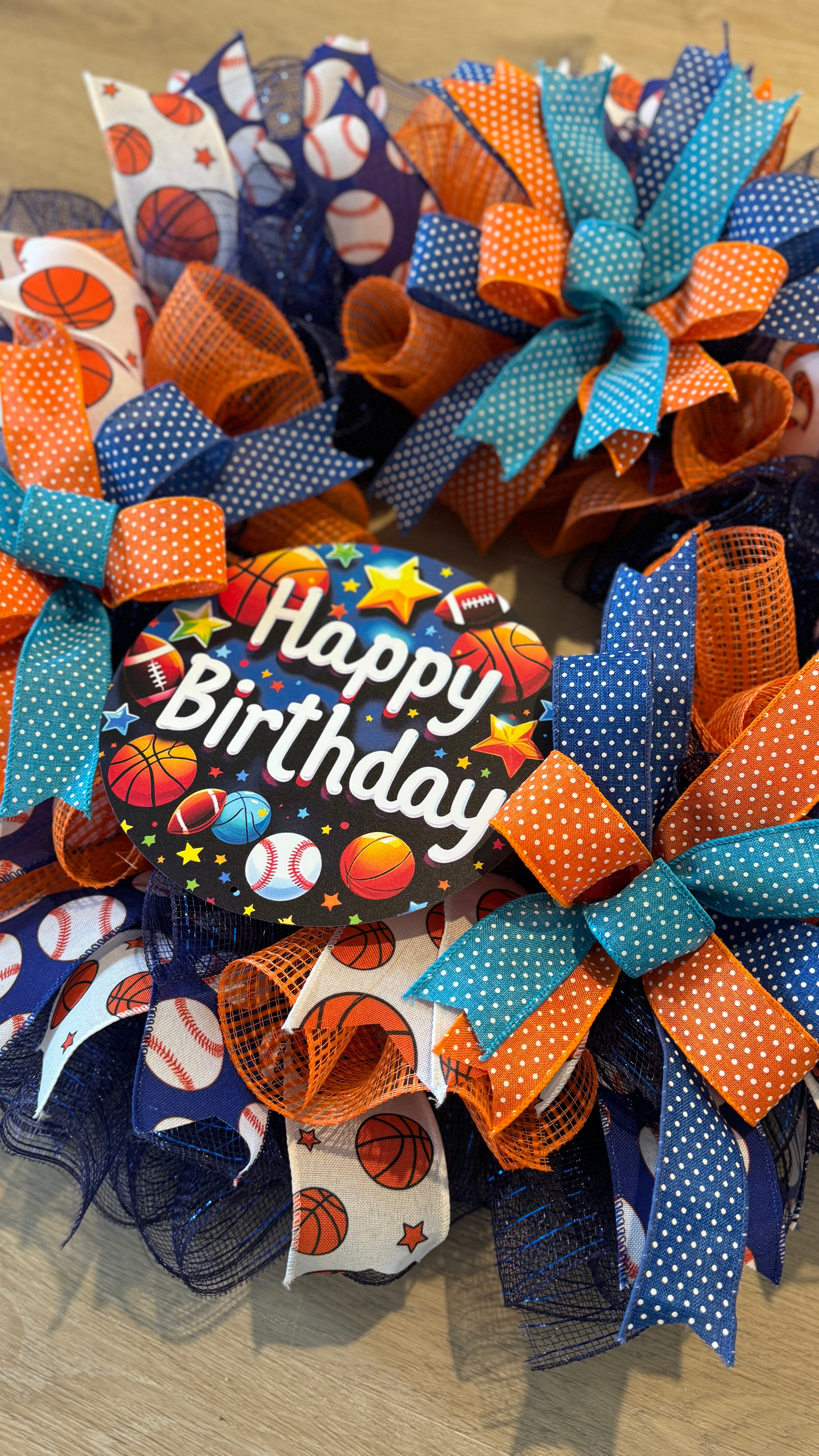 Sports Birthday Wreath image 2