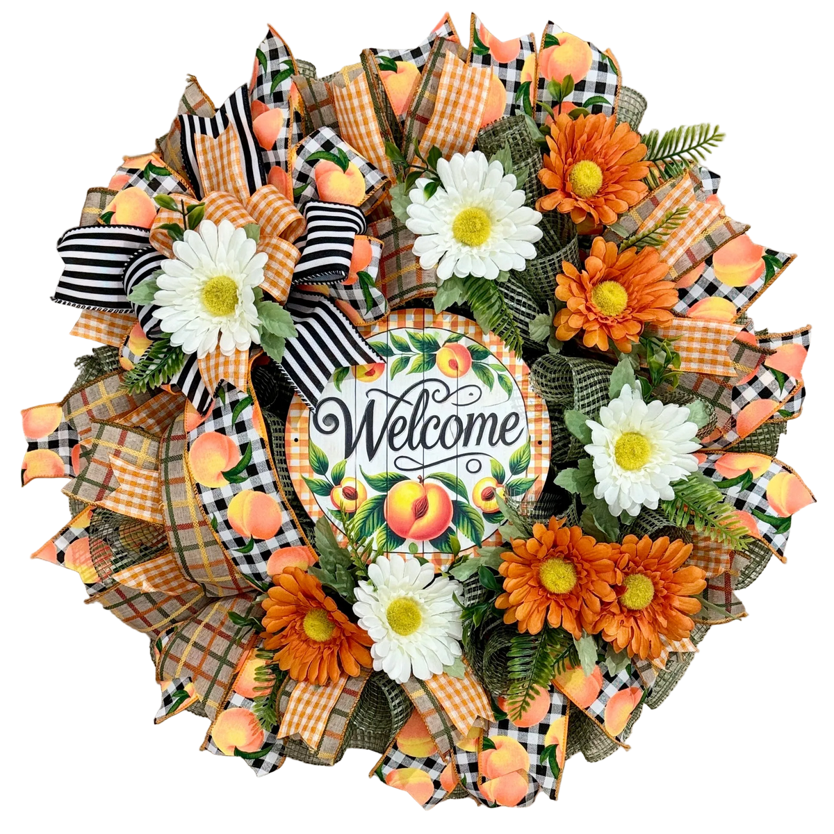 Peaches Welcome Wreath