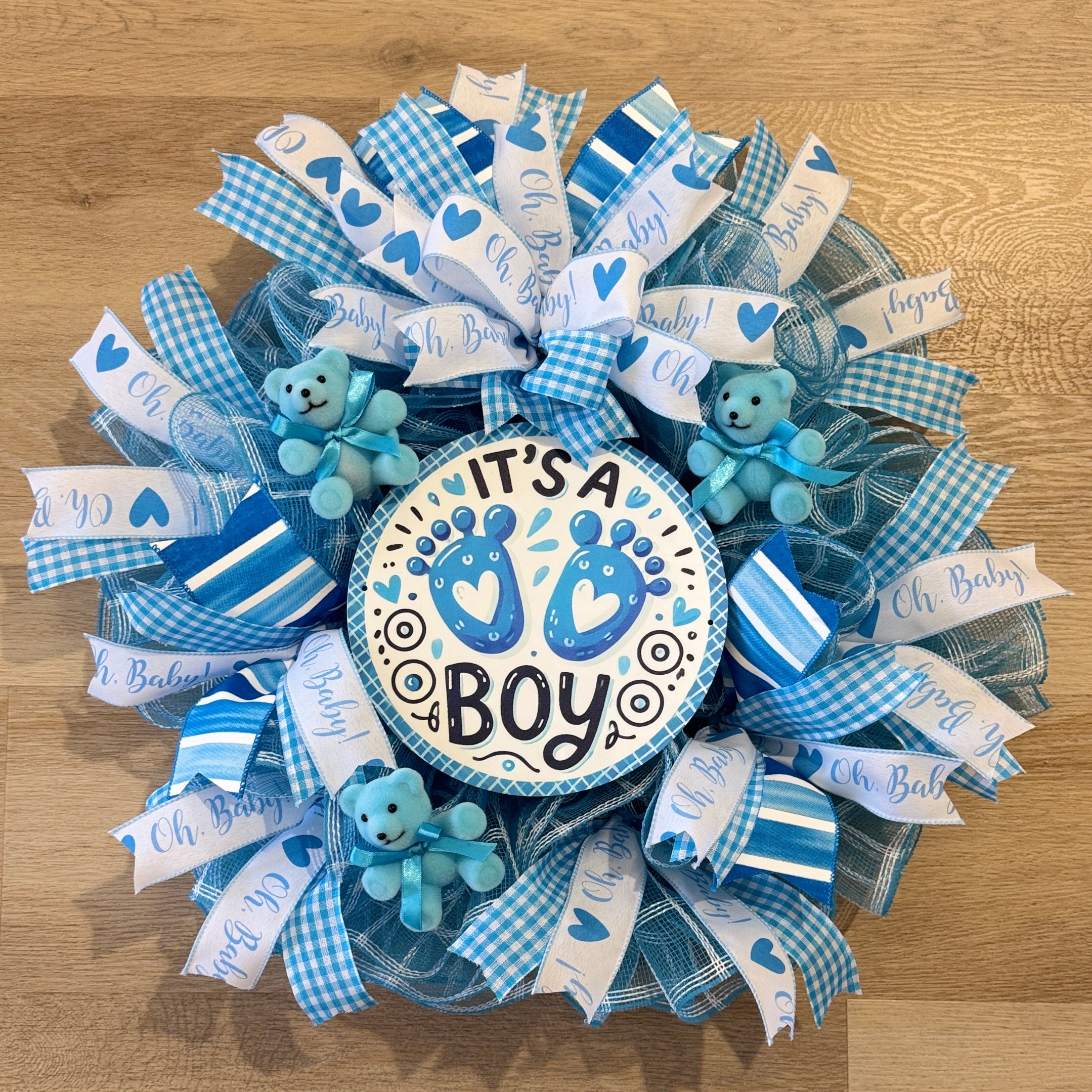 "It's a Boy" Wreath image 0