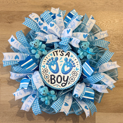 "It's a Boy" Wreath image 0