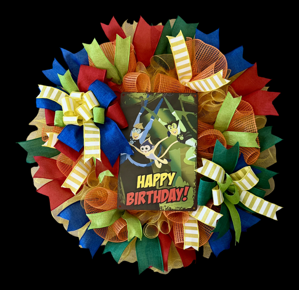 Kids Cartoon  Birthday Wreath  image 2