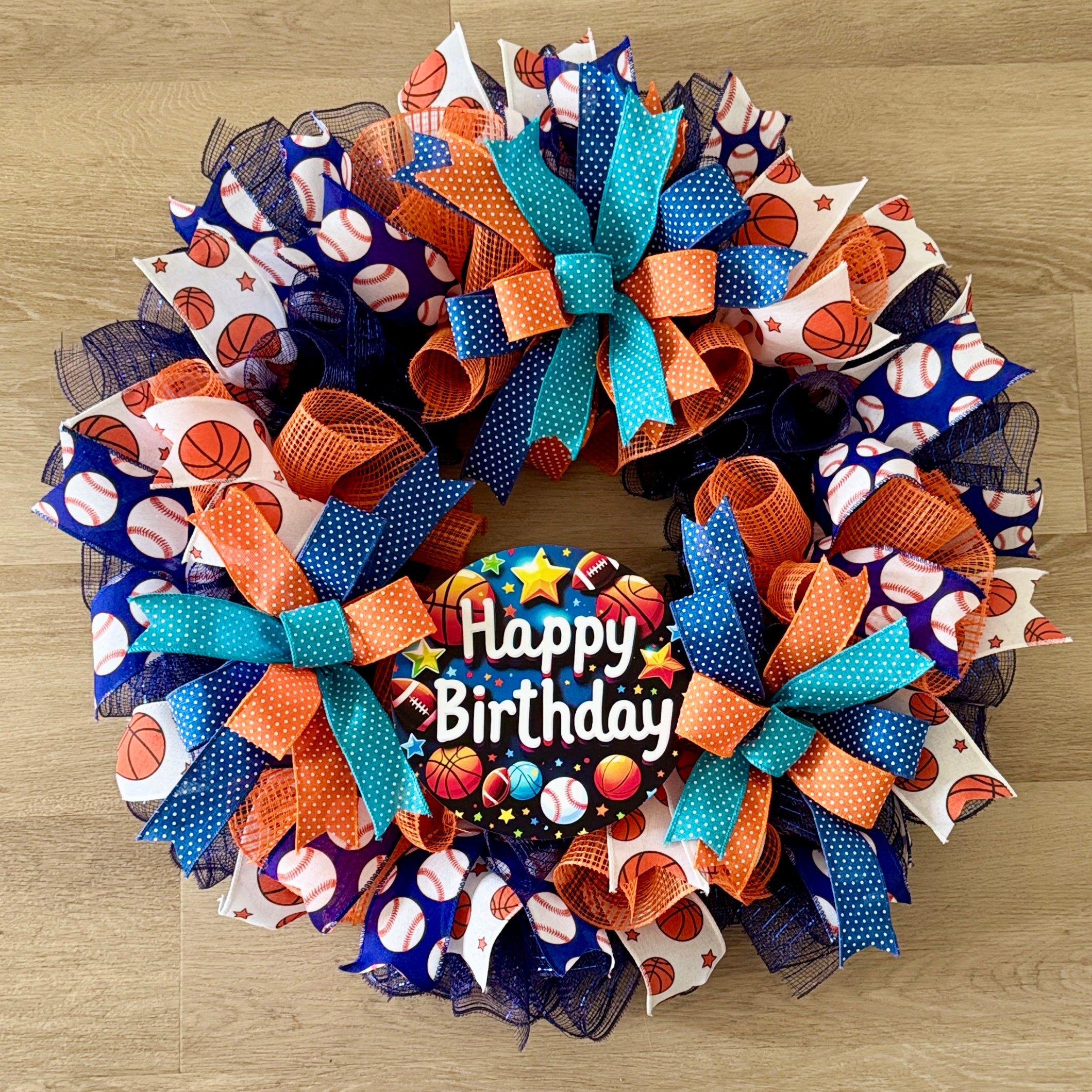 Sports Birthday Wreath image 0