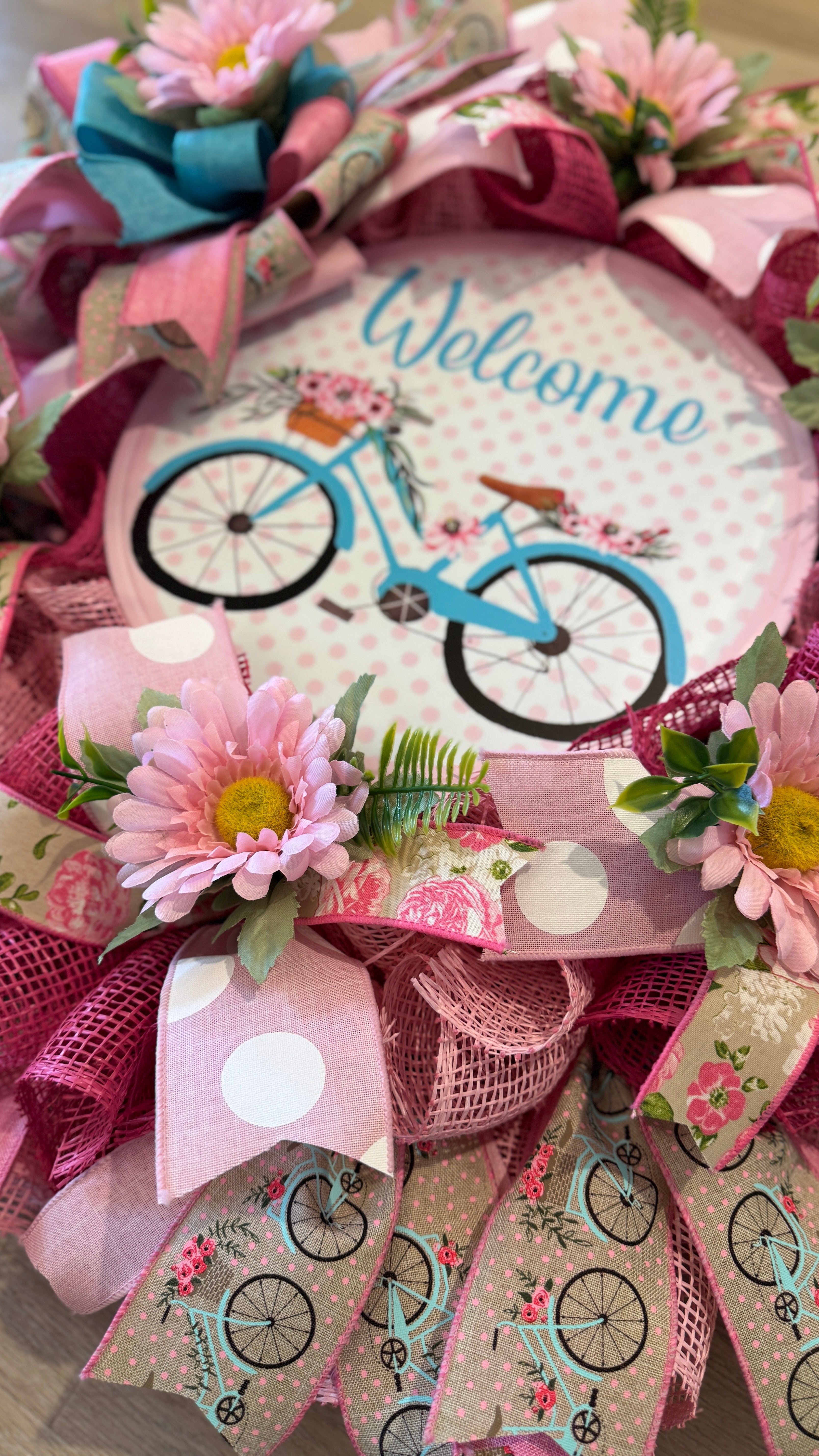 Bicycle Welcome Wreath image 1