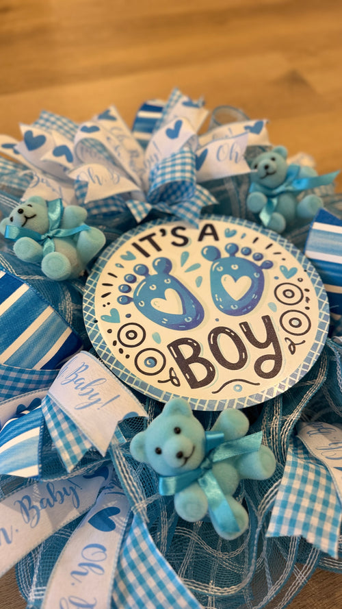 "It's a Boy" Wreath image 1
