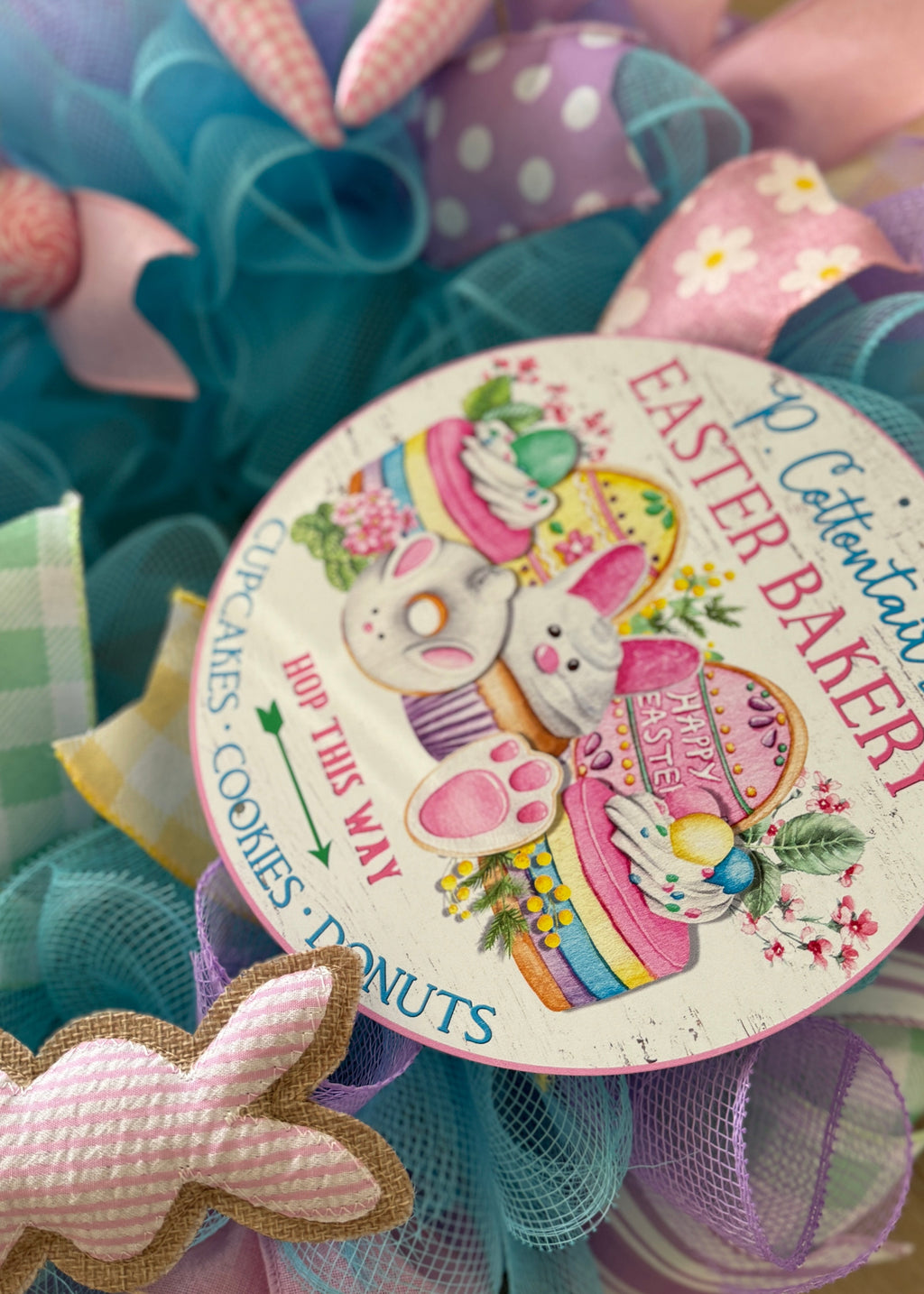 P. Cottontail's Easter Bakery Wreath image 3
