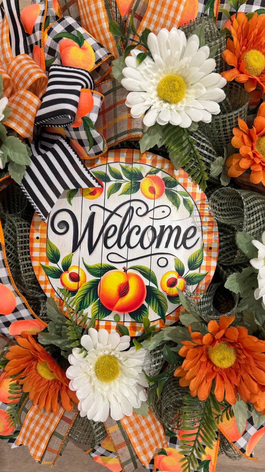 Peaches Welcome Wreath image 1