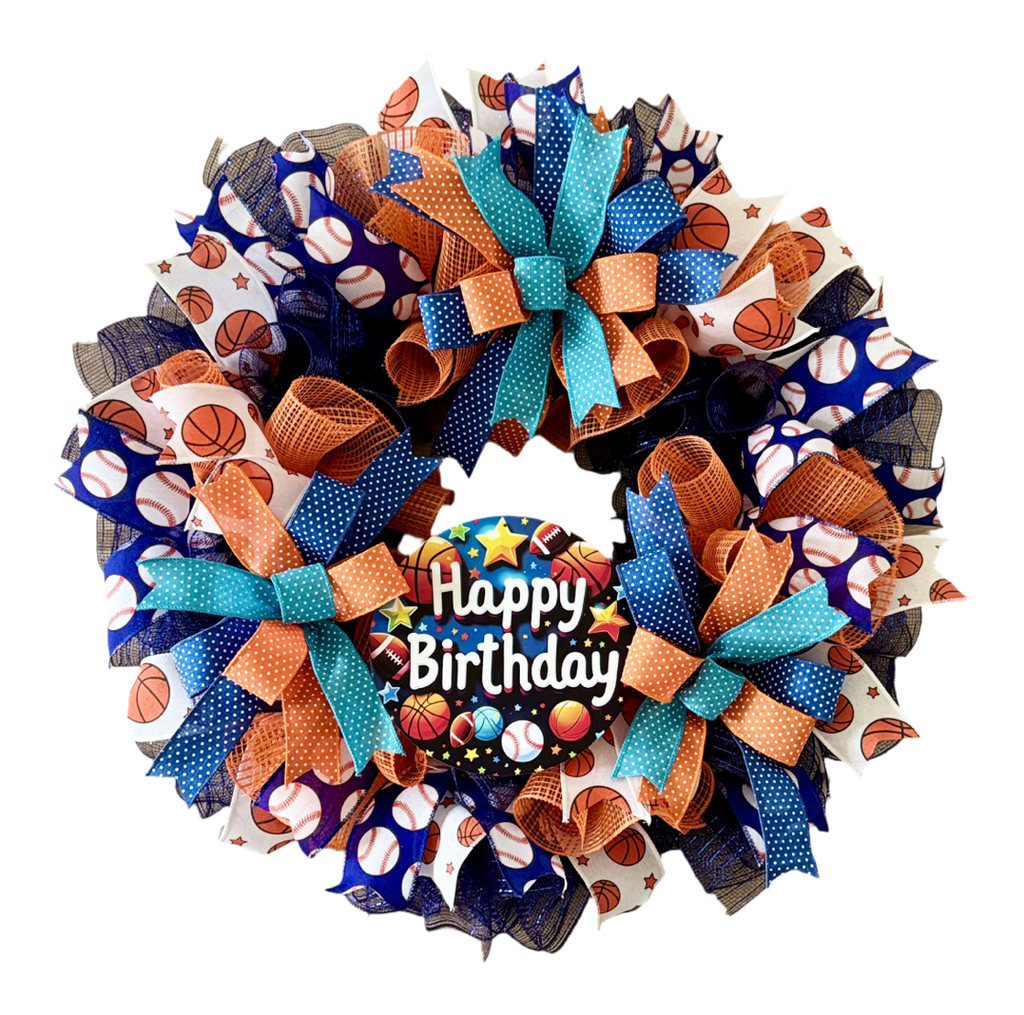 Sports Birthday Wreath image 4