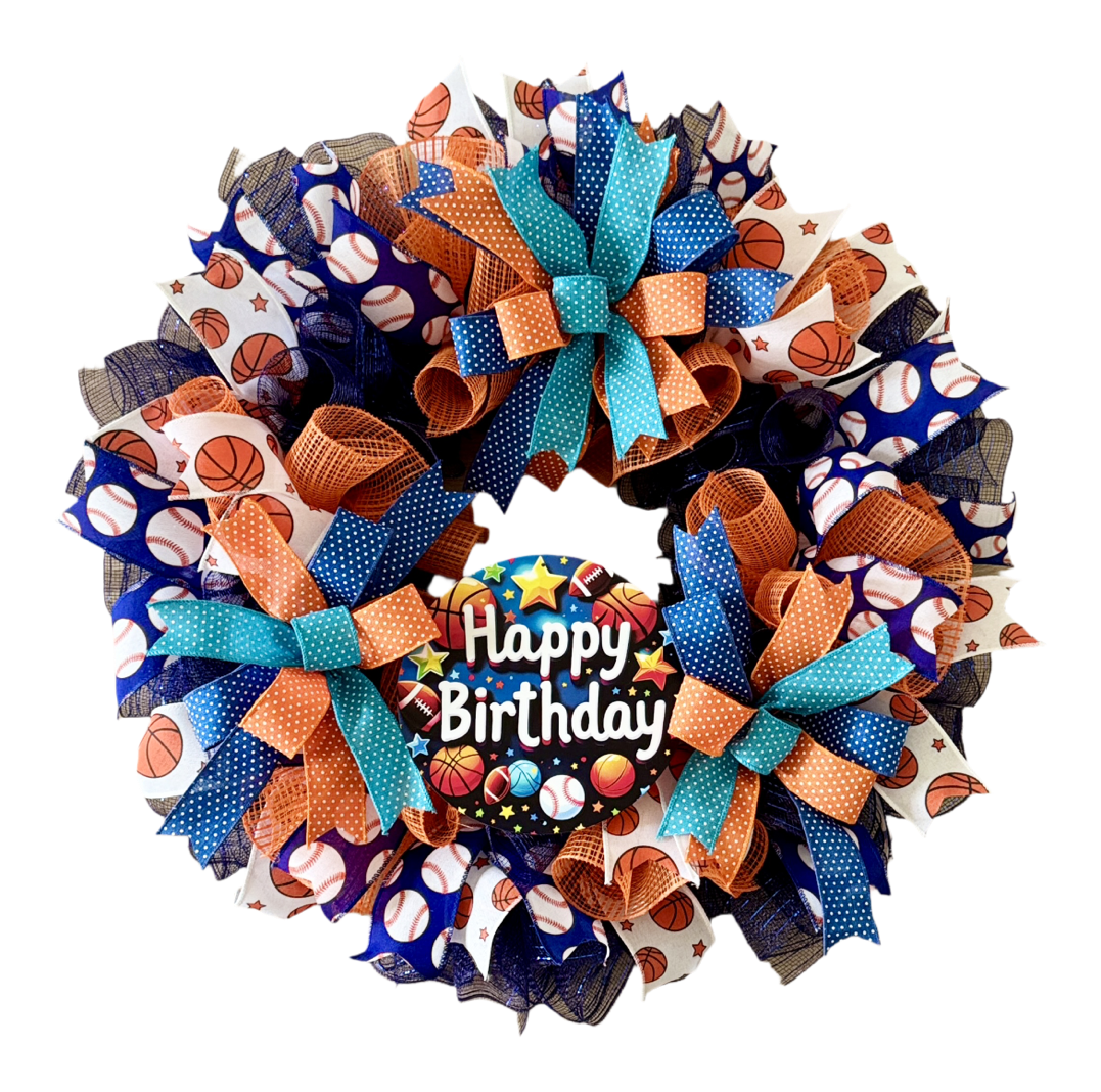 Sports Birthday Wreath image 4