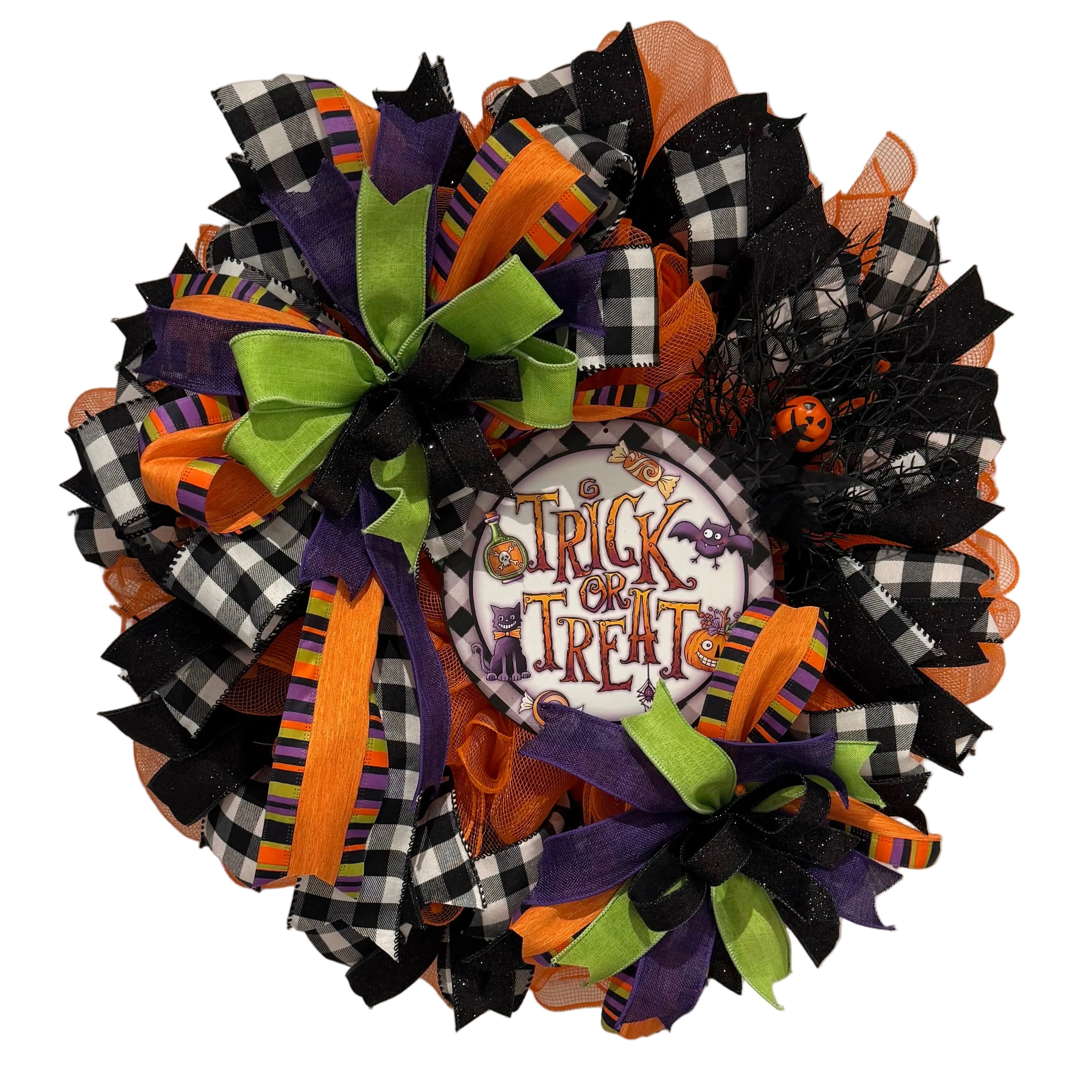Trick or Treat Halloween Wreath