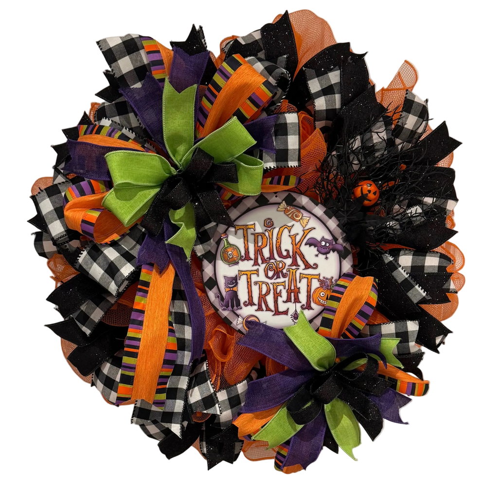 Trick or Treat Halloween Wreath