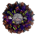 "Please Take One" Halloween Wreath