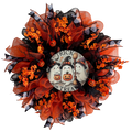 3 Ghosts Trick or Treat Halloween Wreath