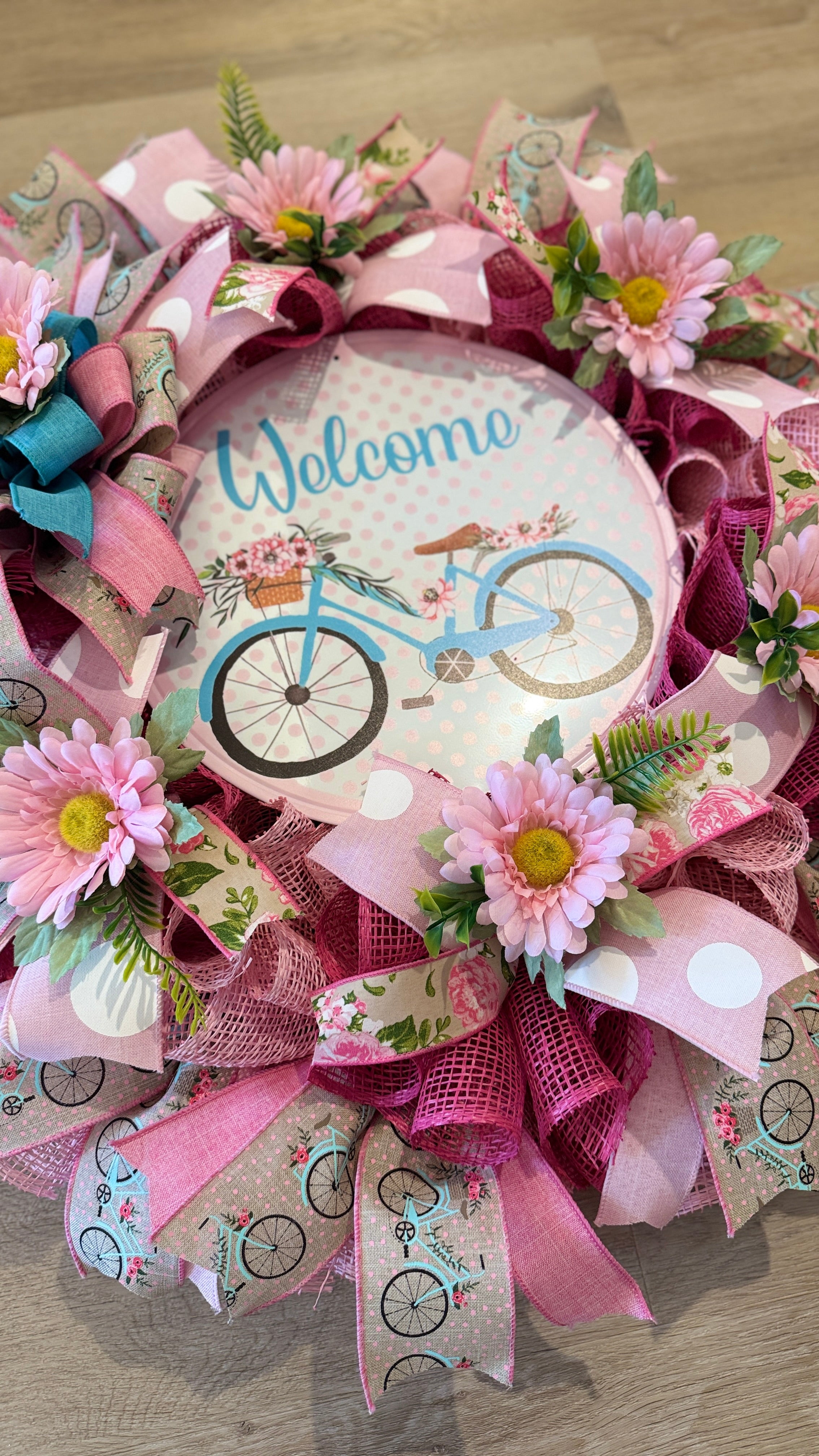 Bicycle Welcome Wreath image 2