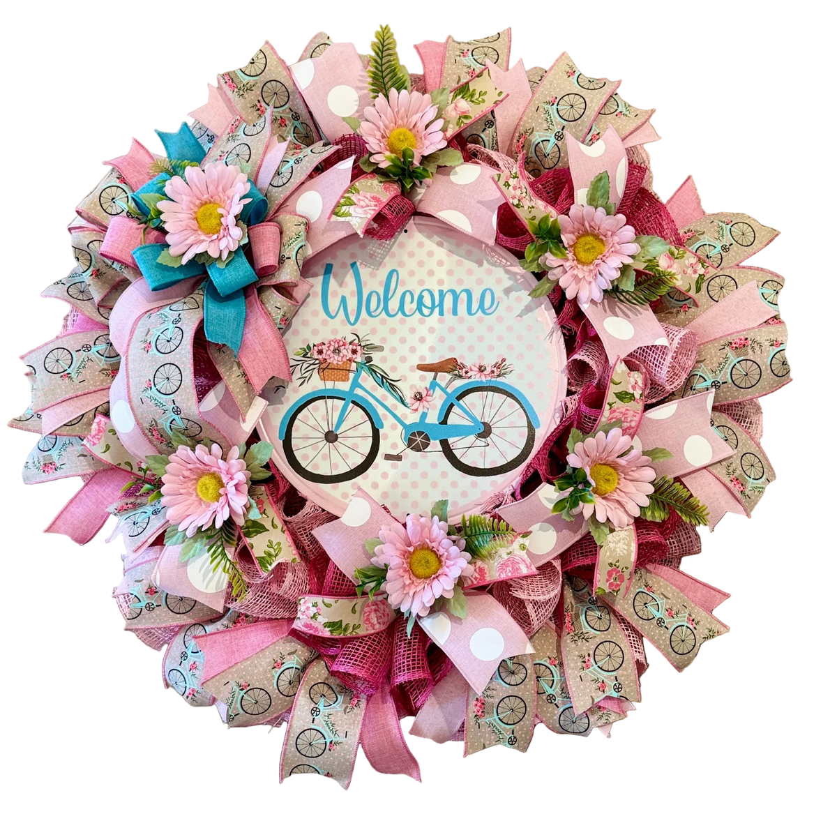 Bicycle Welcome Wreath