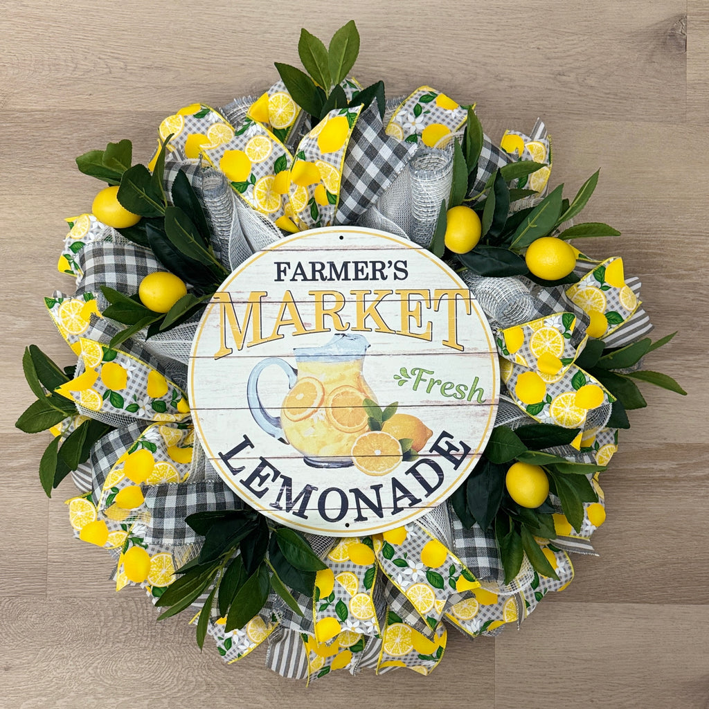 Farmer’s Market Lemonade Wreath image 4
