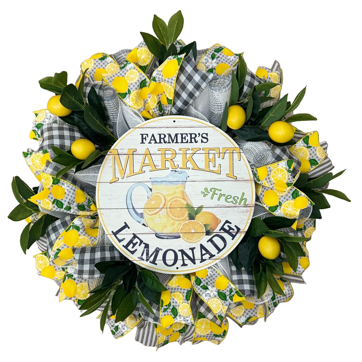 Farmer’s Market Lemonade Wreath