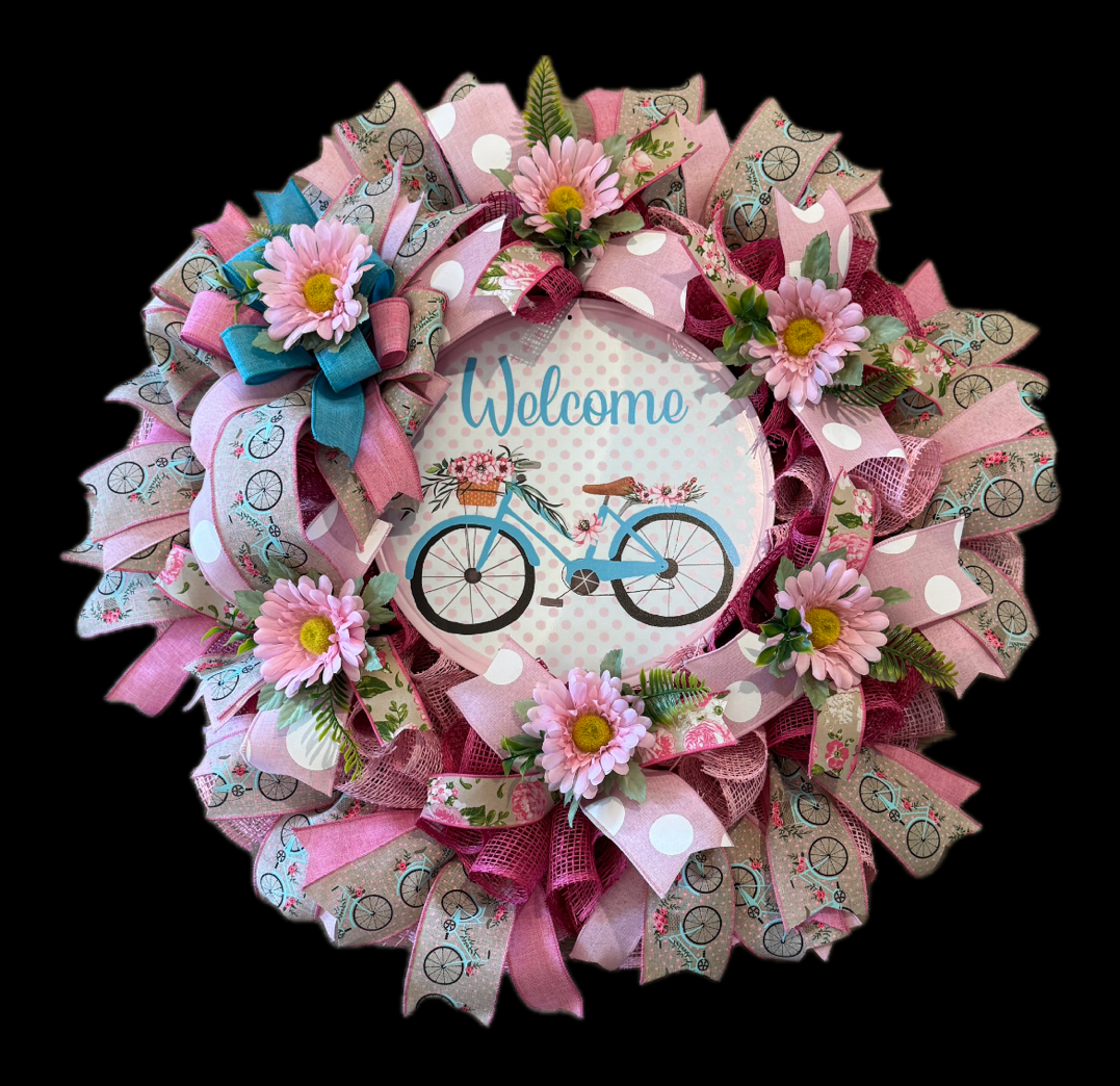 Bicycle Welcome Wreath image 3