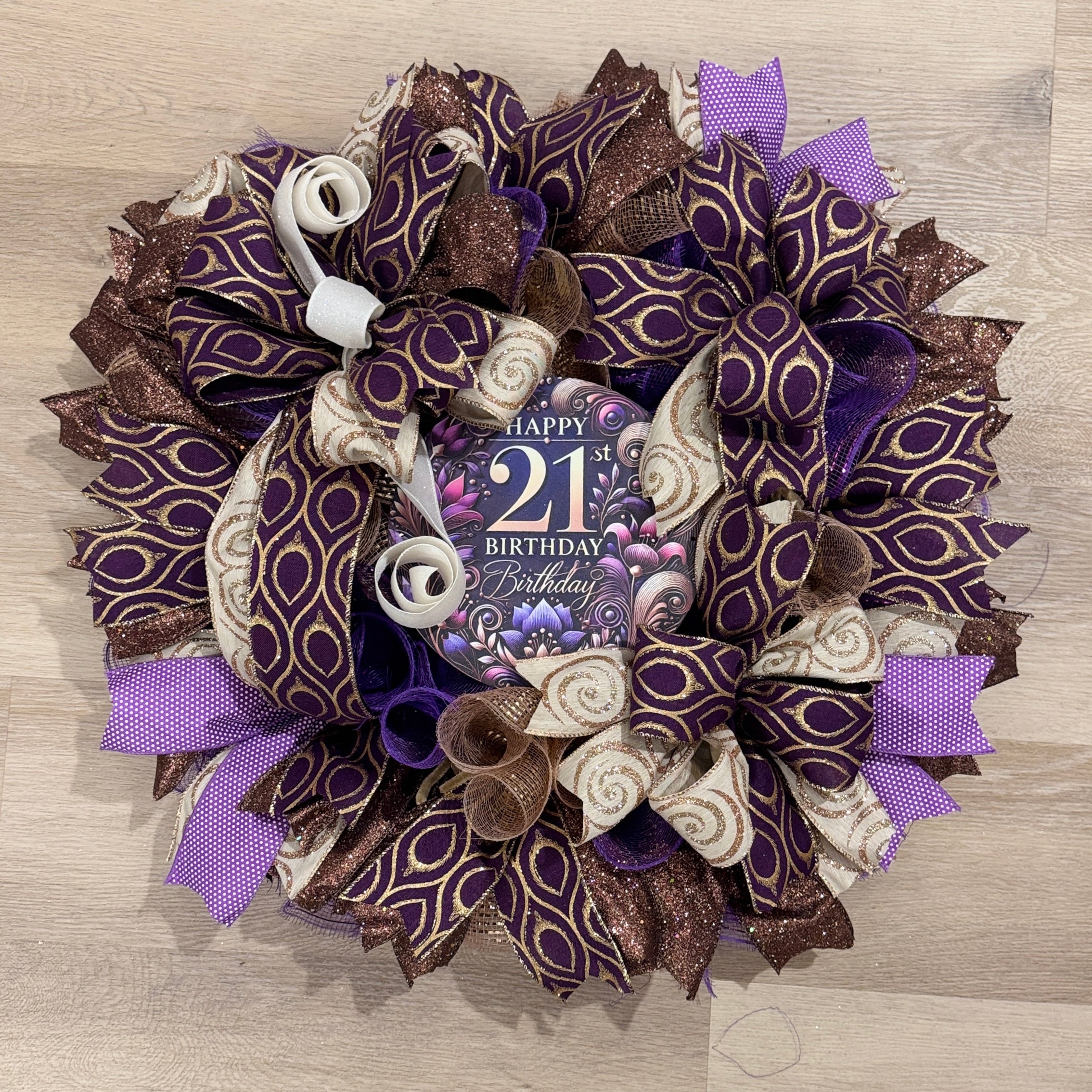 Royal Happy 21st BirthdayWreath image 0