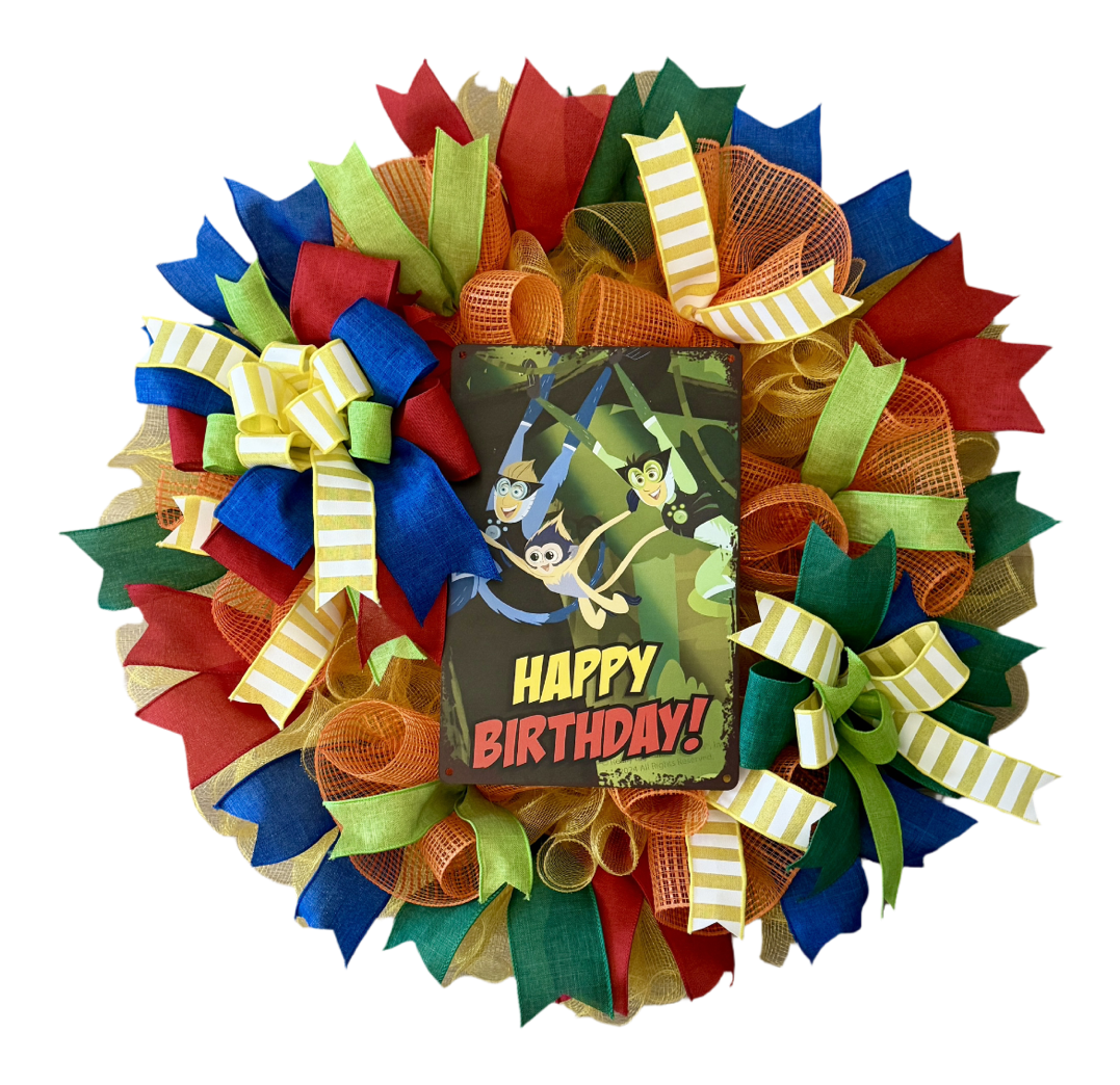 Kids Cartoon  Birthday Wreath  image 3