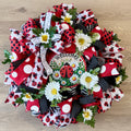 Ladybug Welcome Wreath image 0
