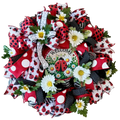 Ladybug Welcome Wreath
