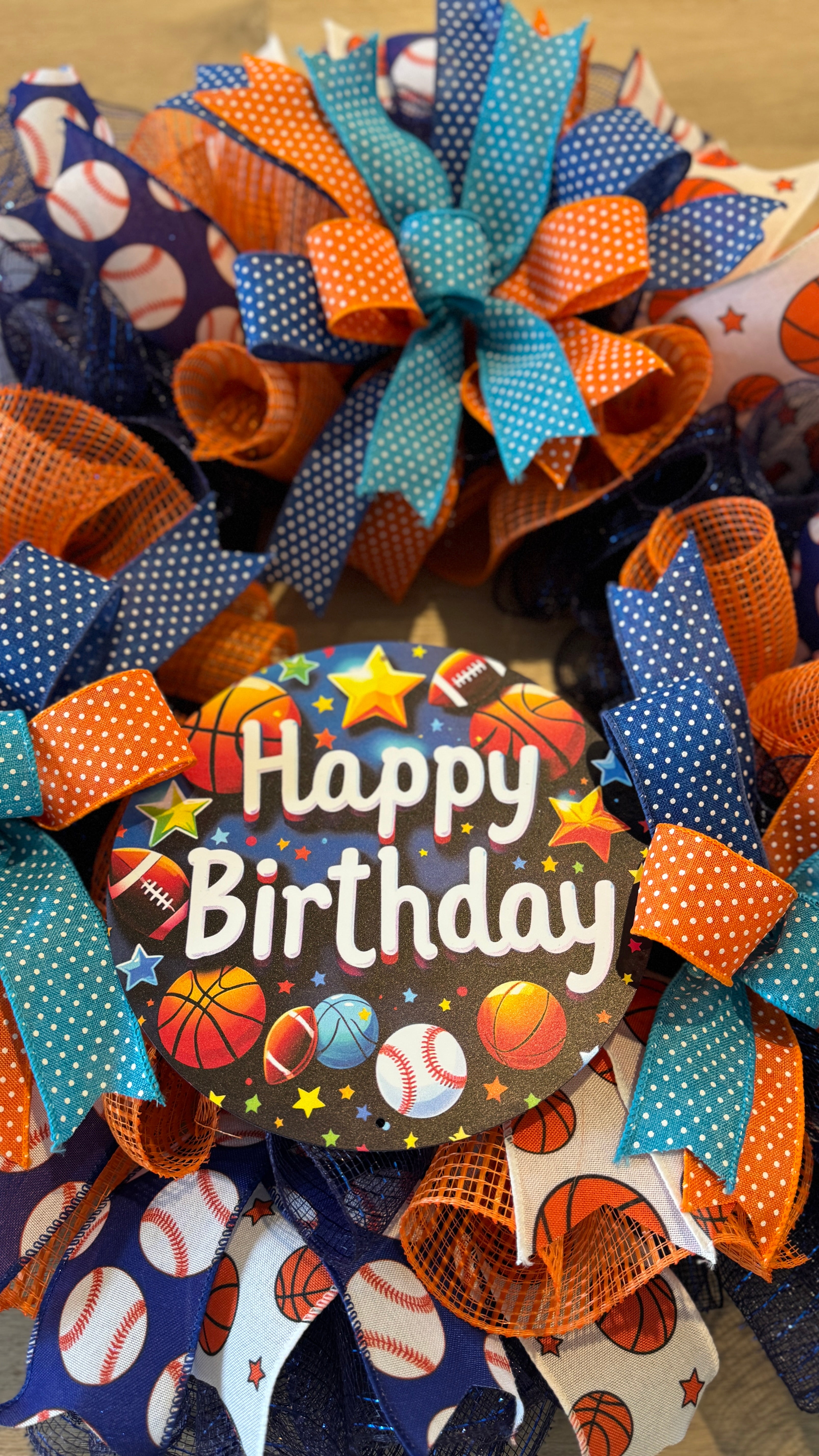 Sports Birthday Wreath image 3