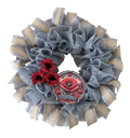Anzac Day "Lest We Forget" Grey Wreath image 0