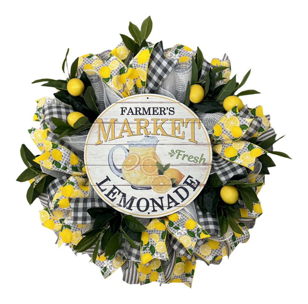 Farmer’s Market Lemonade Wreath image 3