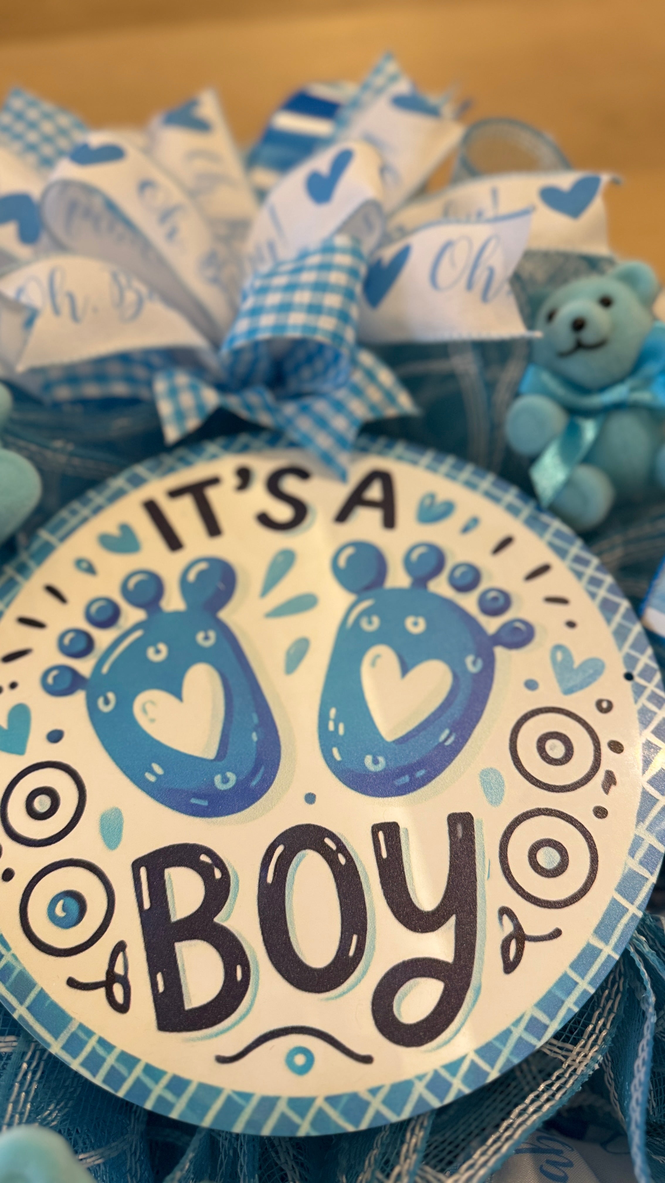 "It's a Boy" Wreath image 2
